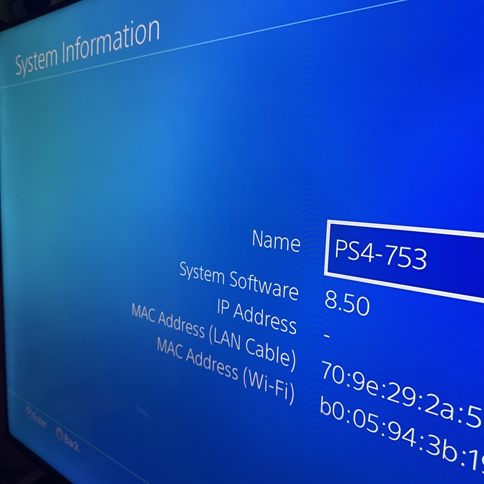 Low Firmware 8.50 PlayStation 4 PS4 500GB Console CUH-1001A w/Cords/Controller