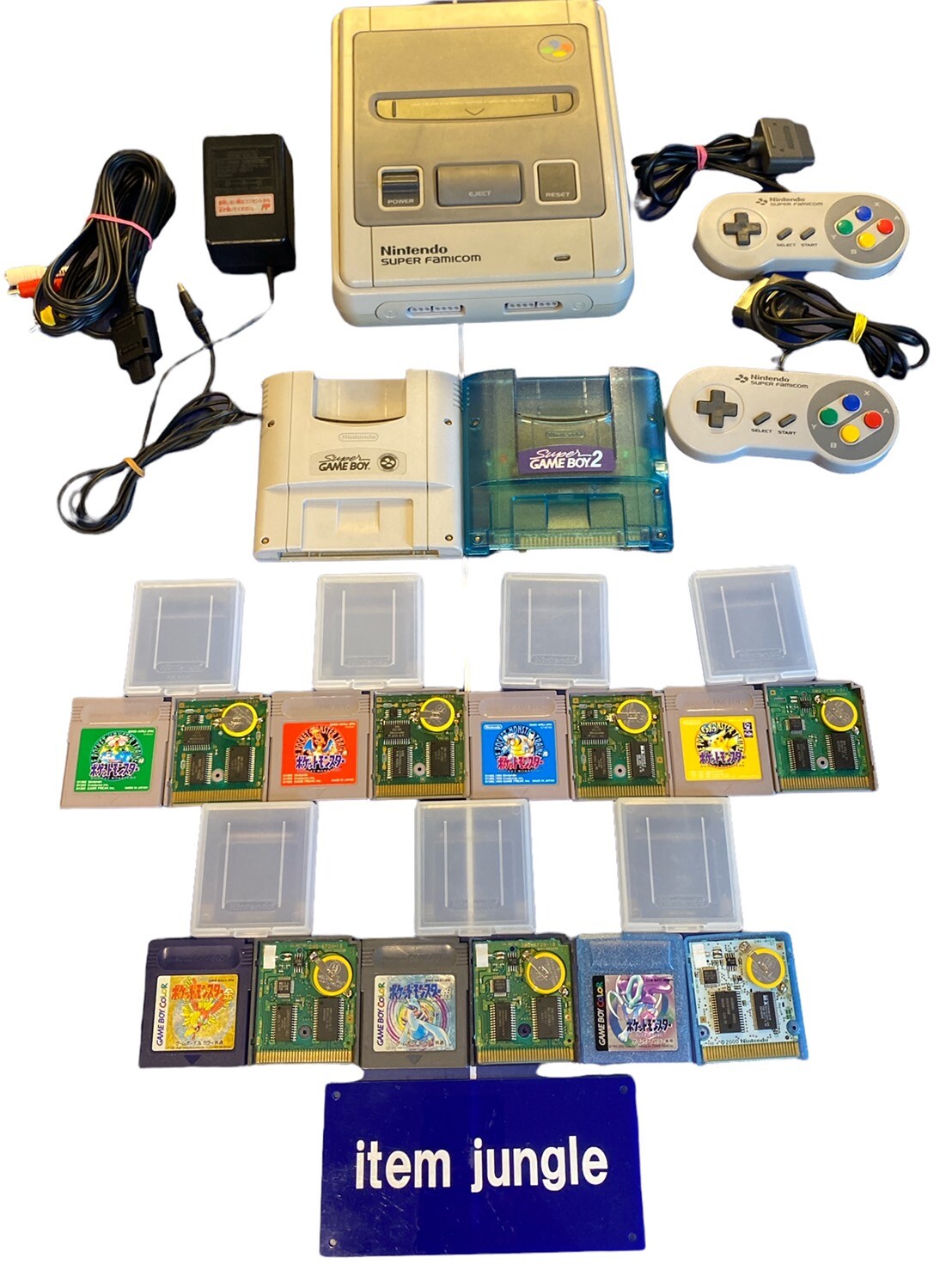 Pokemon Gameboy Super Famicom SFC SNES game Nintendo console