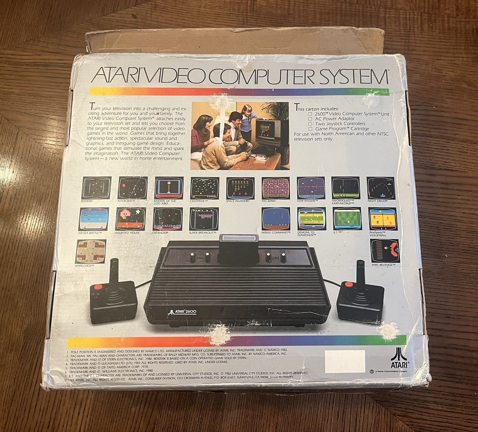 atari 2600 VADER console IN BOX! W Asteroids!