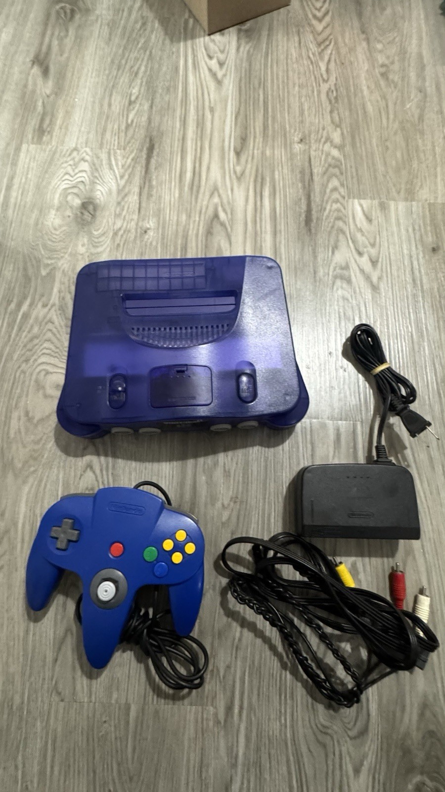 Nintendo 64 Midnight Blue Console system N64