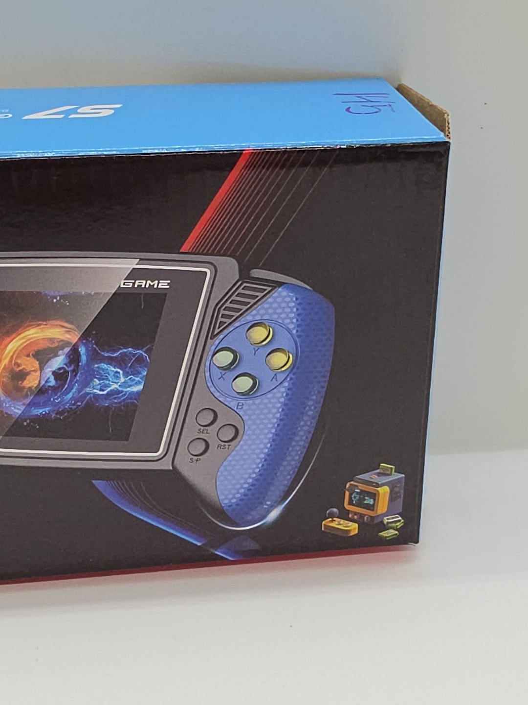 Game box S7 Handheld System White Black Rechargeable HD Output 320×240 Screen