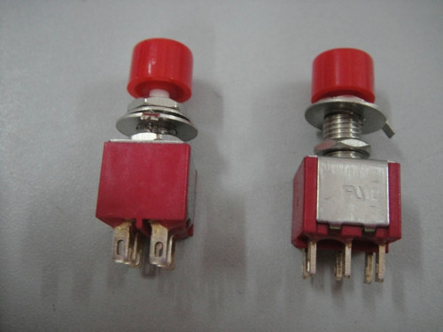 Momentary N/O + N/C Off-On DPDT Push Button Switch,3P3