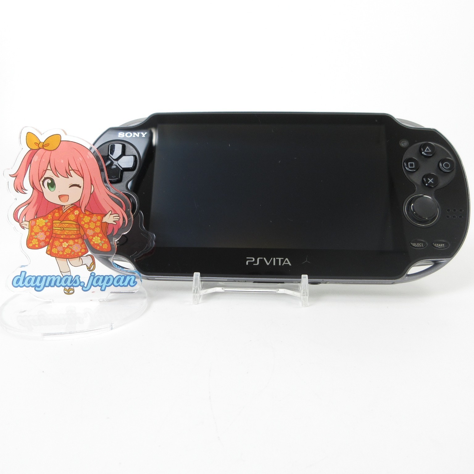 【Very Good】Sony PS Vita PCH-1000 Crystal Black Wi-Fi Model Console only #RET0517