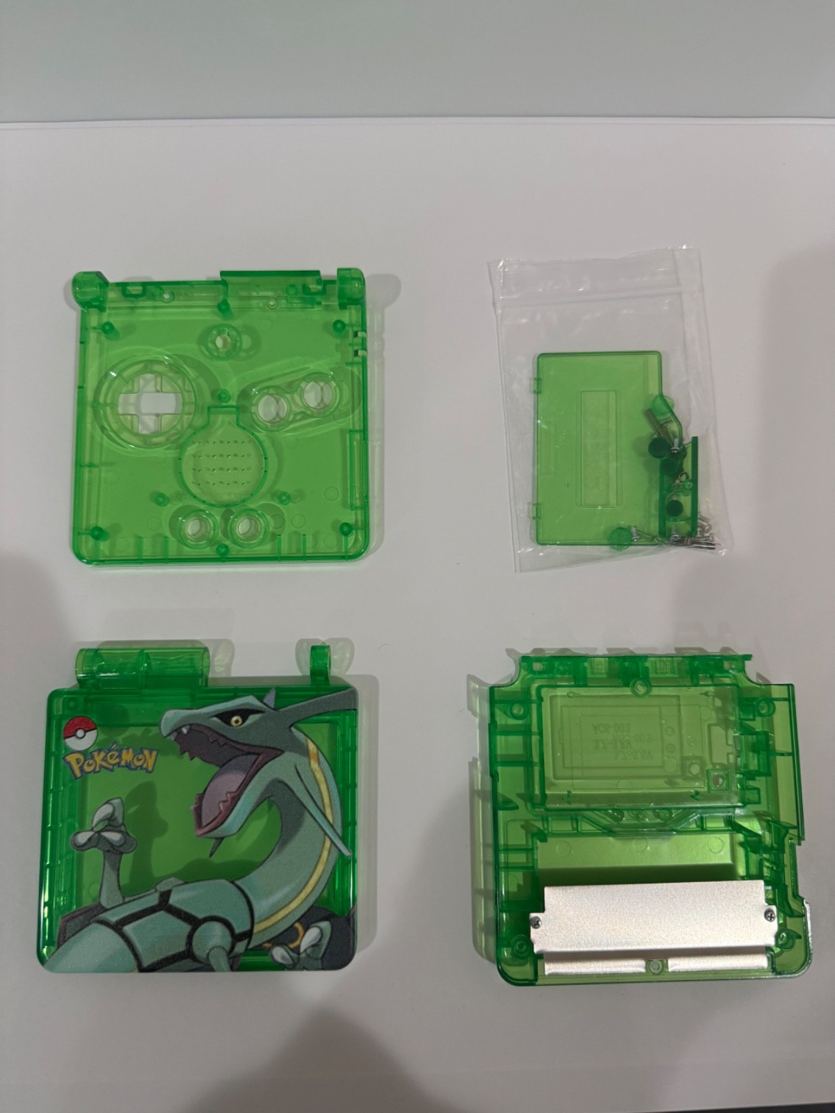gameboy advance sp rayquaza shell