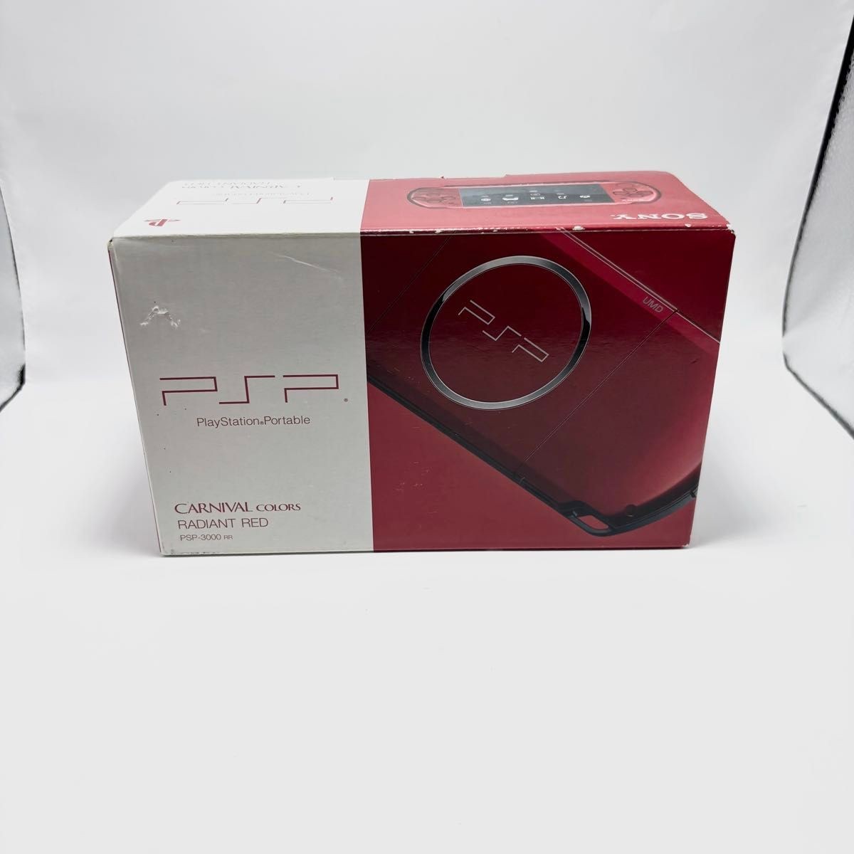 Sony PSP‑3000 Radiant Red Carnival Color Console Tested Working – Japan Model