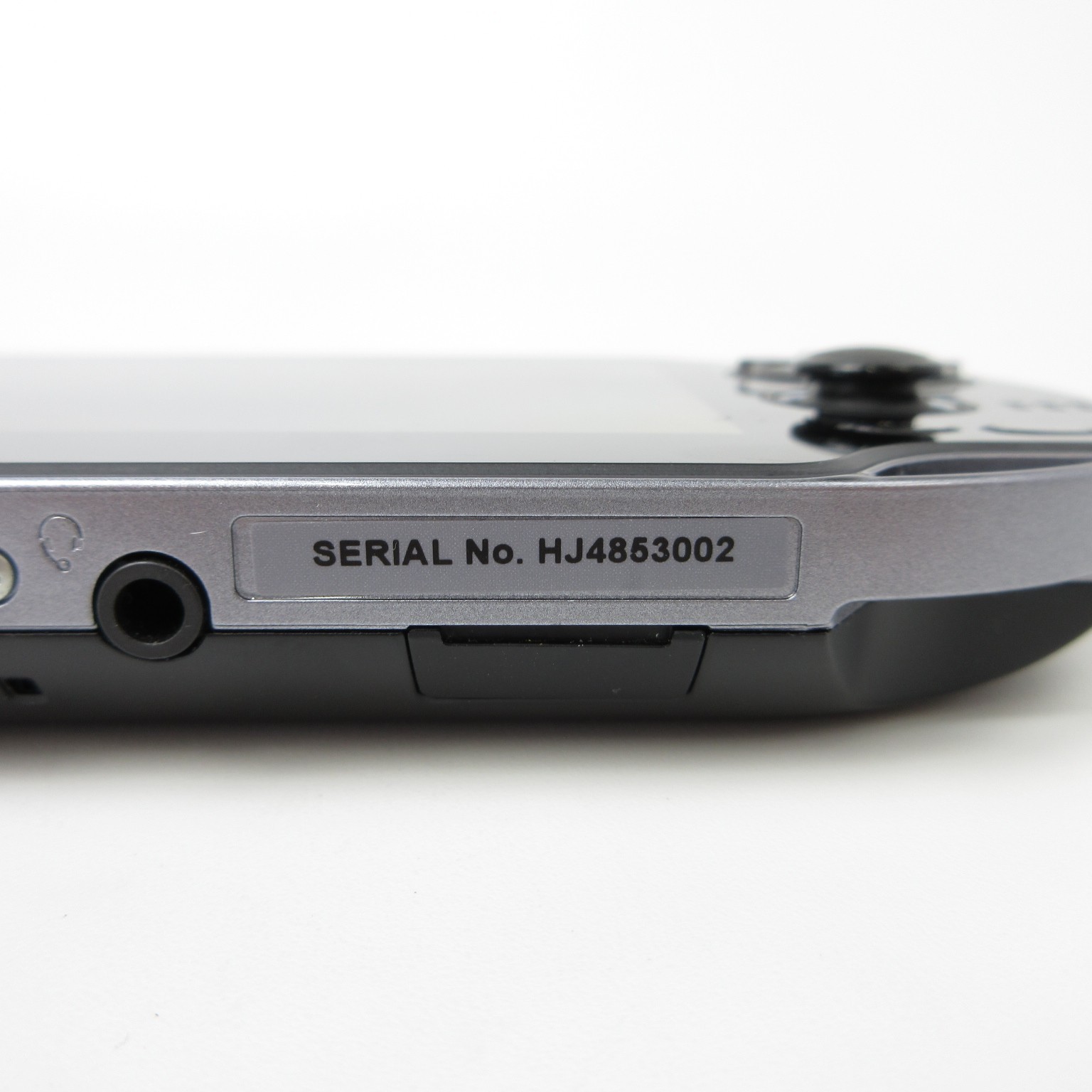 【Excellent】Sony PS Vita PCH-1100 Crystal Black 3G/Wi-Fi Model Console only #RET0