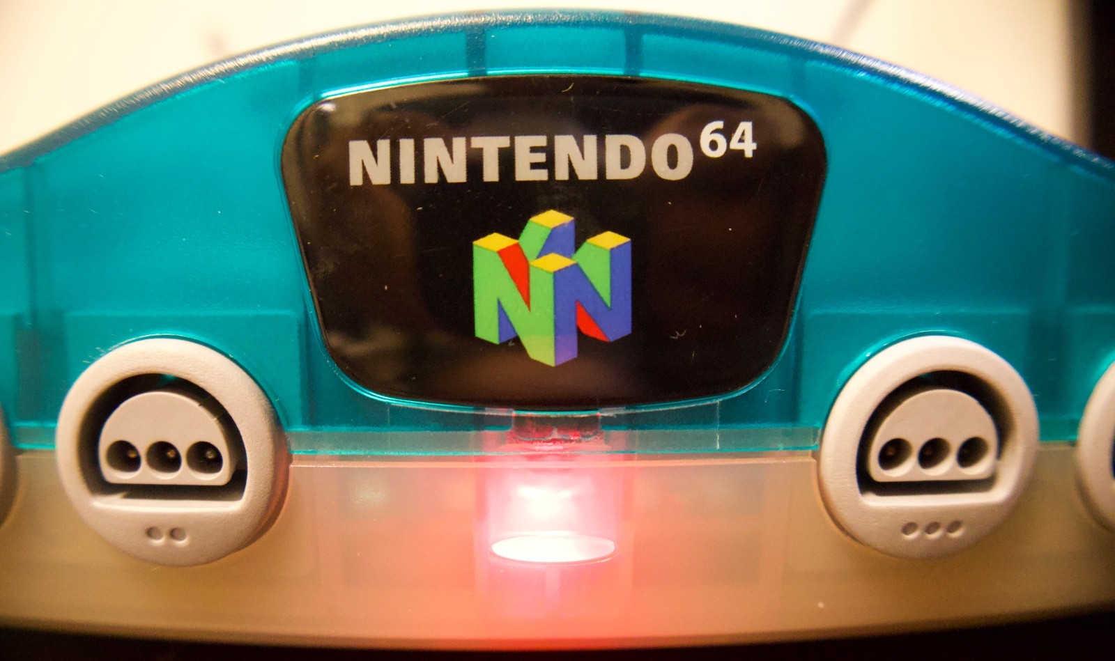 Nintendo 64 Clear Blue Console Set Controller Included NTSC-J Japan Tested
