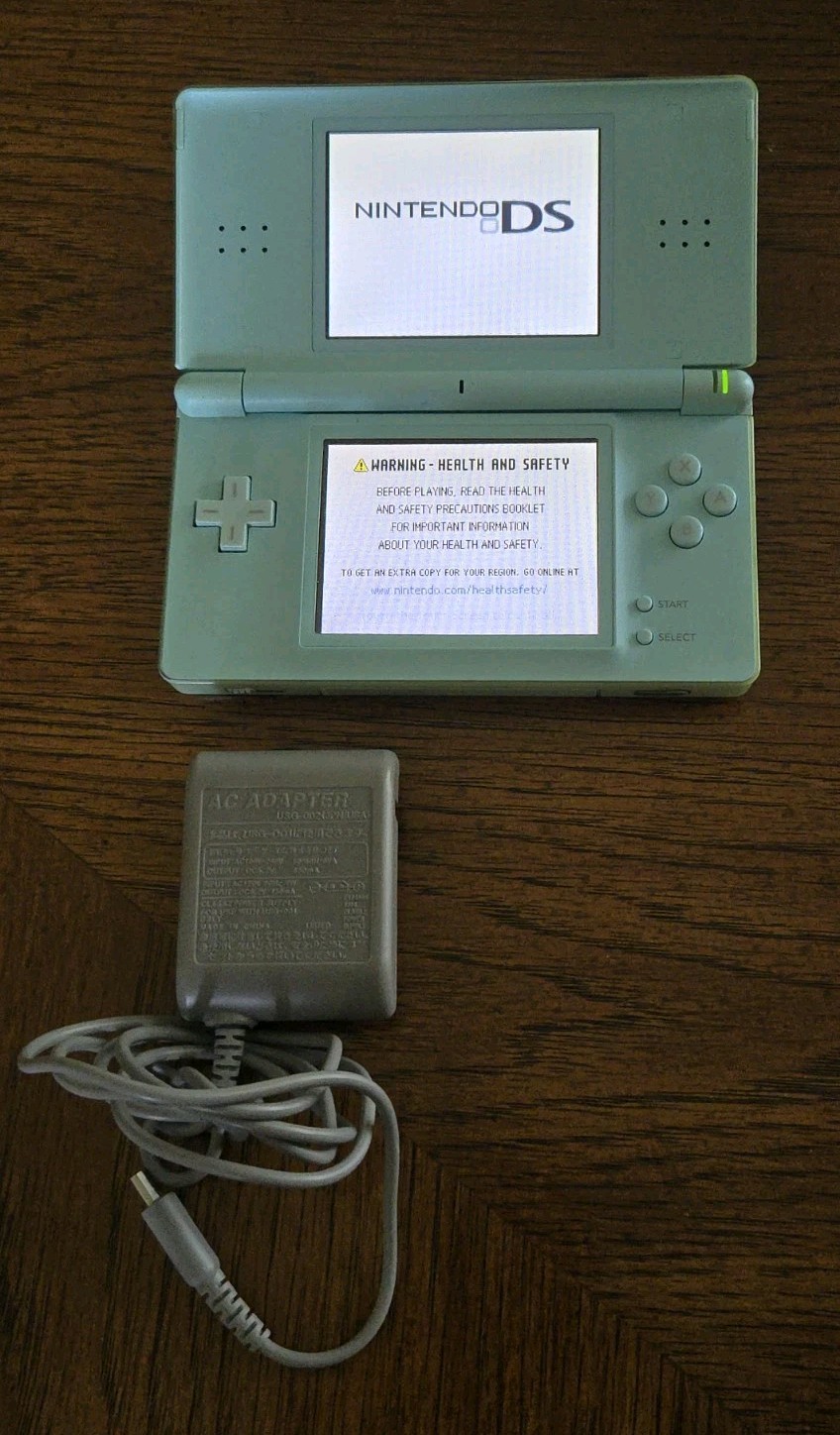 Nintendo DS Lite (Teal Blue) USG-001 OEM Handheld Console with Charger FreeShip!