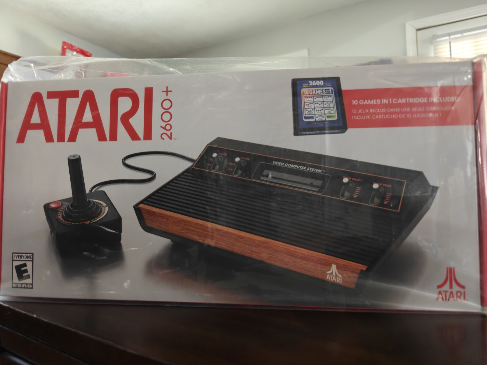 NEW FACTORY SEALED Atari 2600+ Plus HDMI Console, 10 in 1 Game Cart, 1 Joystick