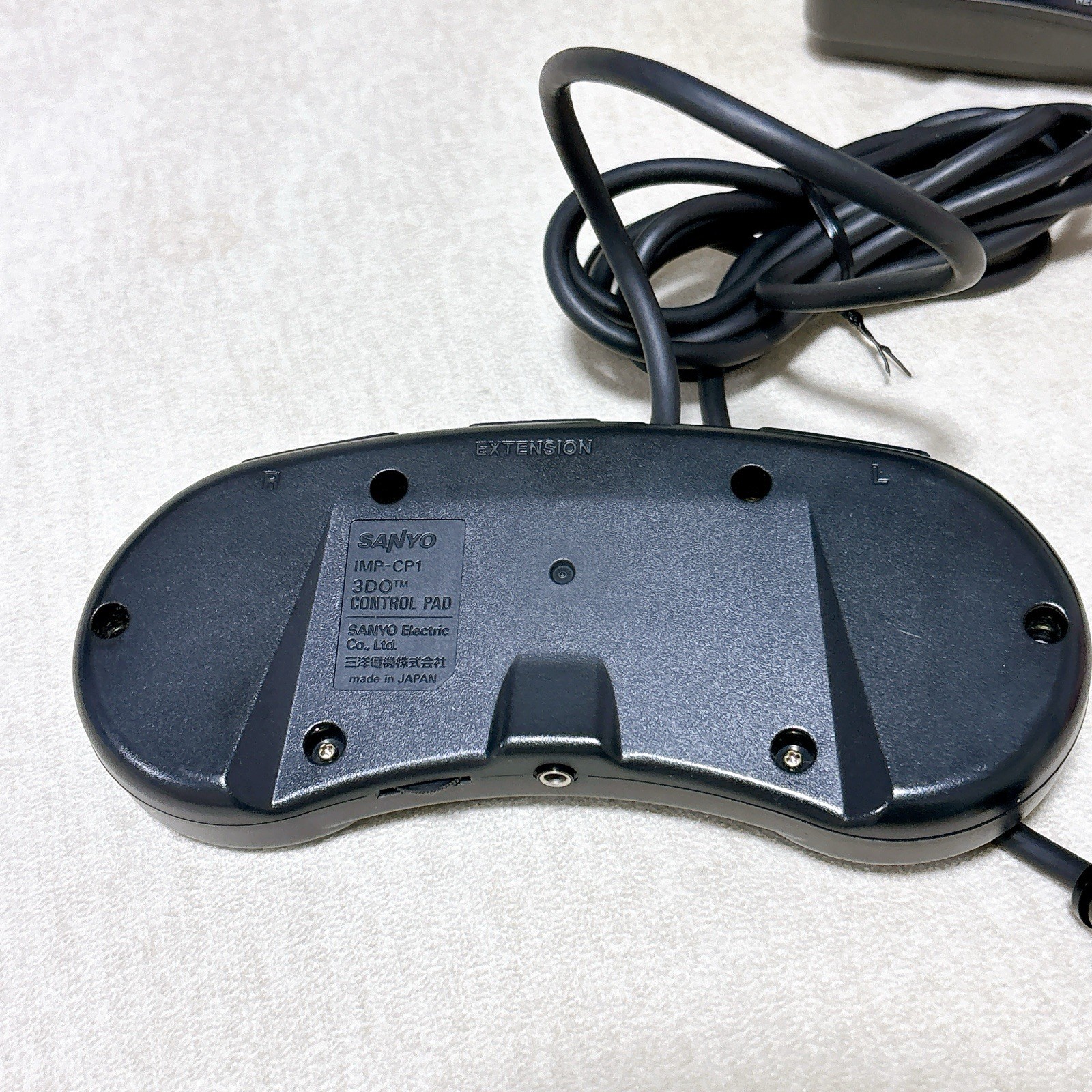 SANYO 3DO TRY IMP-21 Console Controller Manual AV Cable Tested Japan