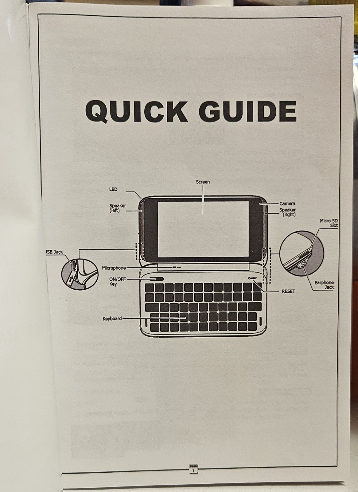 ECTACO, PARTNER P900 PRO ,QUICK GUIDE ,USER MANUEL, Includes charger,headphones