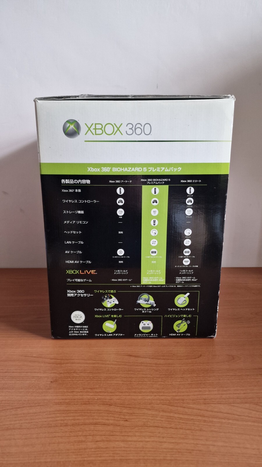 Biohazard 5 Deluxe Edition Console XBOX 360 Premium Pack 60GB Used