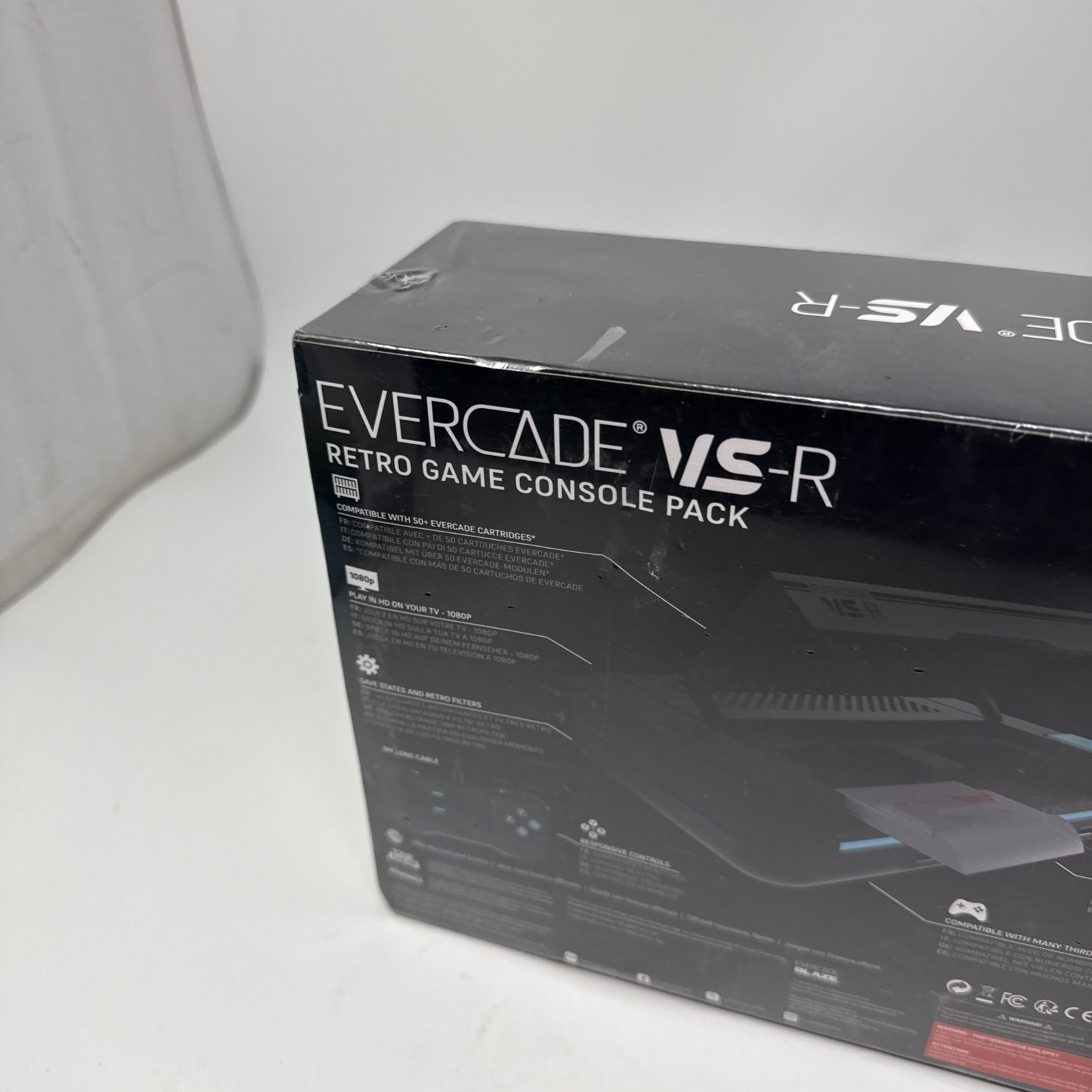 Limited Edition Blaze Evercade VS-R Console with Tomb Raider 1 2 & 3 New Sealed