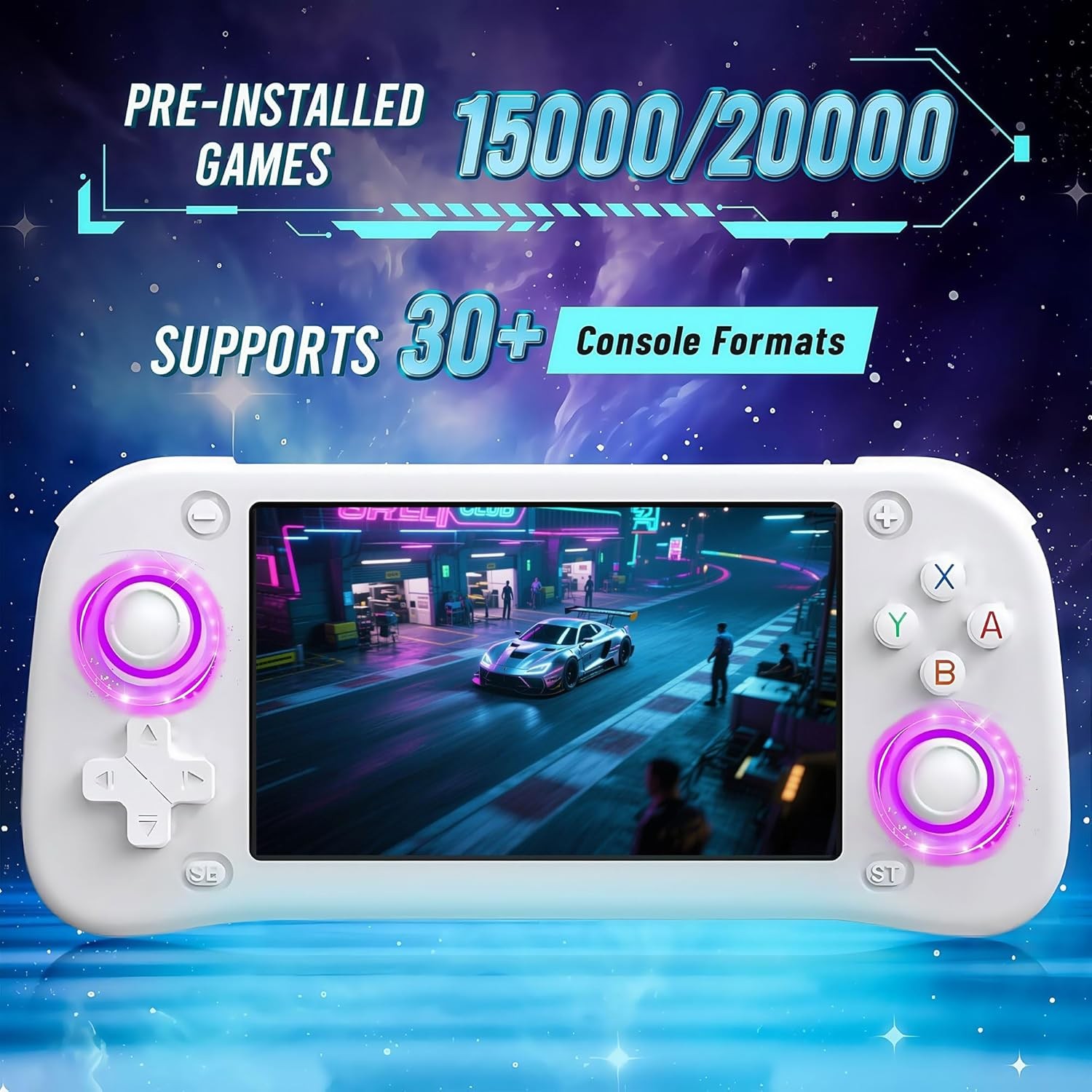 XF43 Retro Handheld Game Console – 4.3″ IPS Screen, 3000mAh Battery 64-256GB