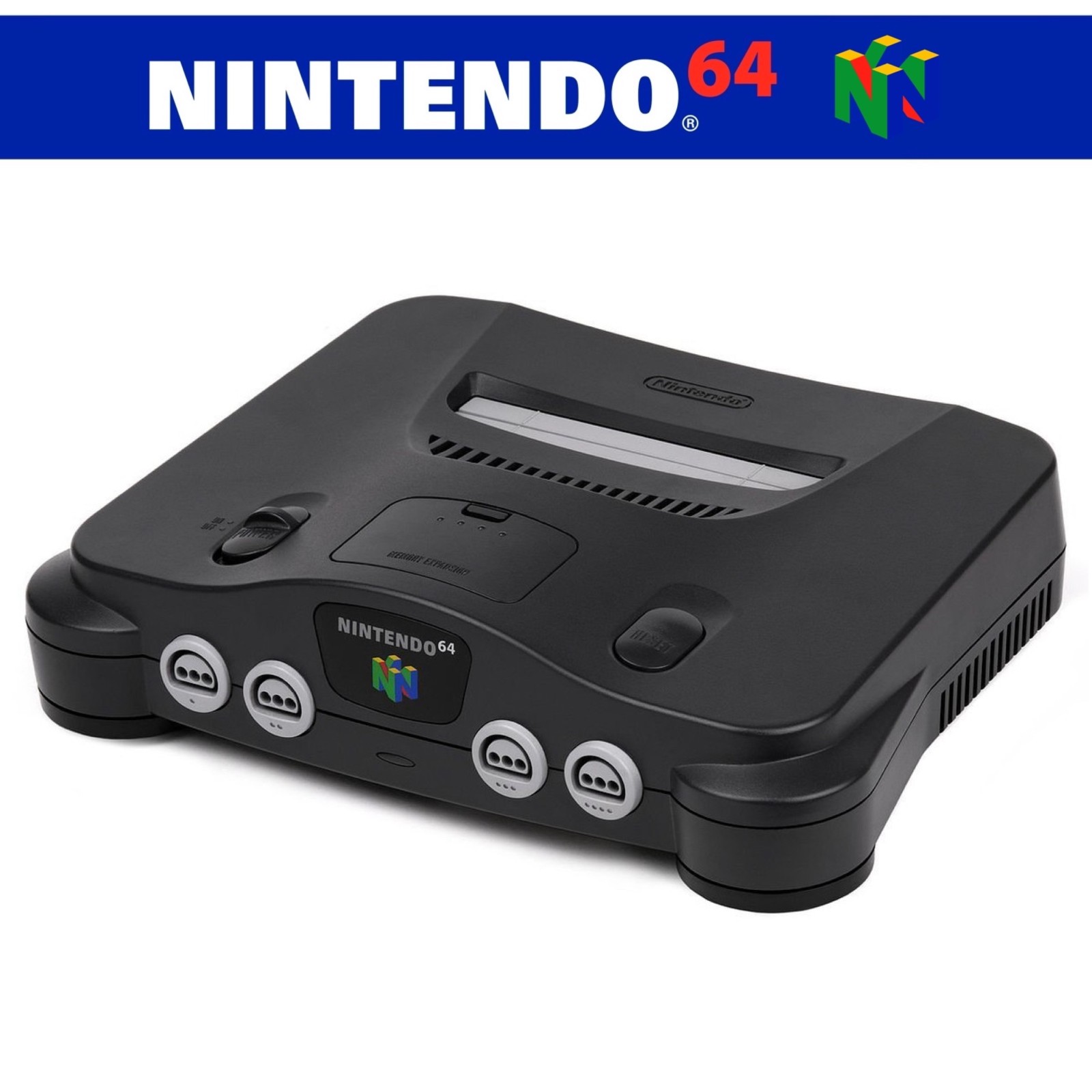 Nintendo 64 N64 Console + 1 2 3 4 Controllers 🎮✅ Mario Classic & HDMI Choice