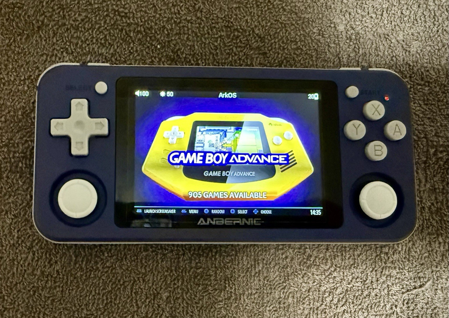 Anbernic RG351 P Handheld Gaming System- Purple