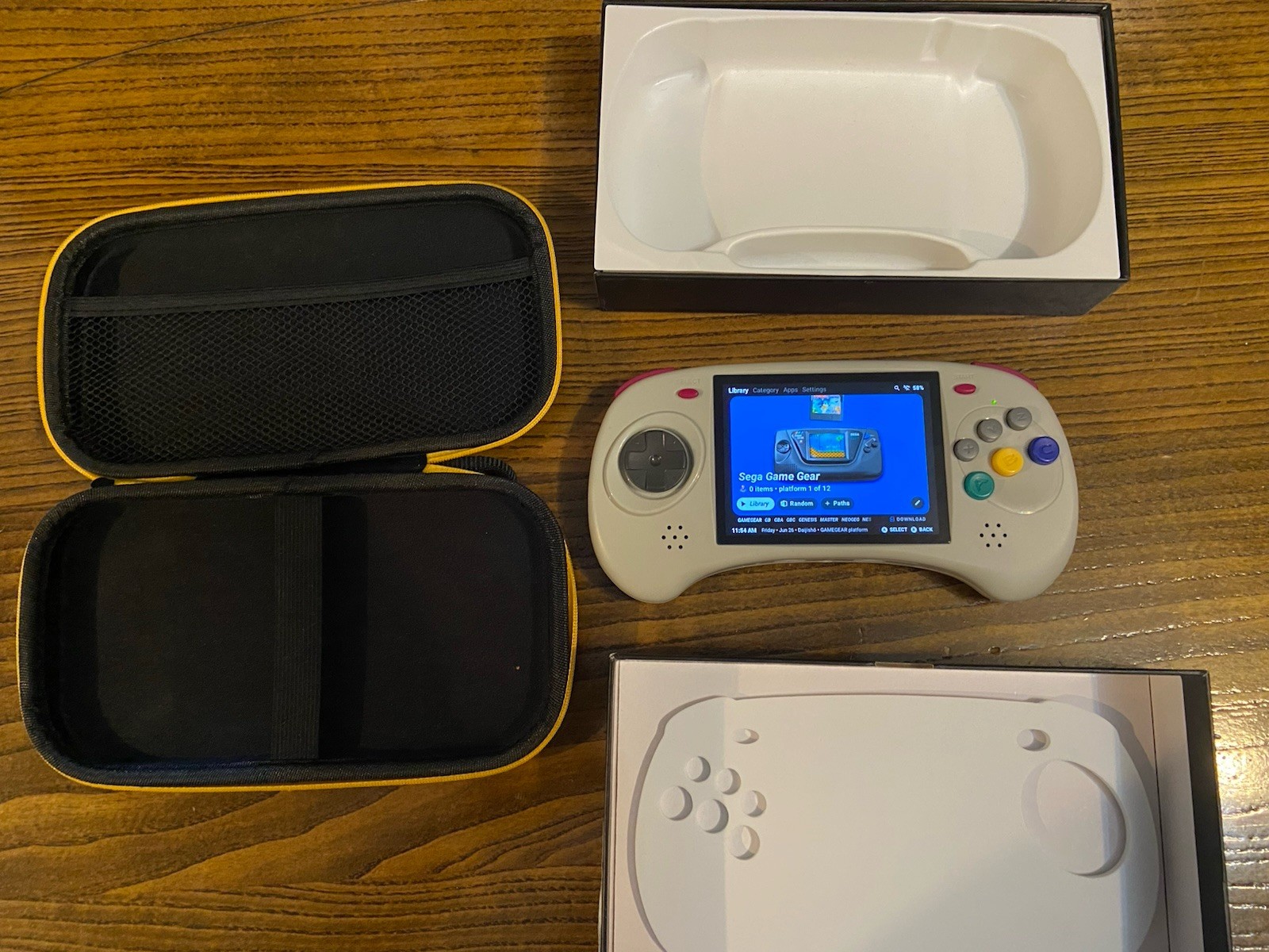 Anbernic RG Arc-D Gray Handheld Console Wi-Fi USB-C 16GB w/ Case & Box