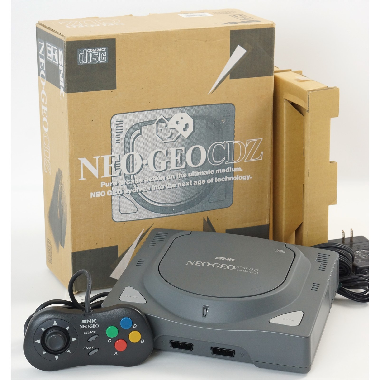 NEO GEO CDZ Console Boxed CD-T02 Tested System SNK -NTSC-J- 0021064