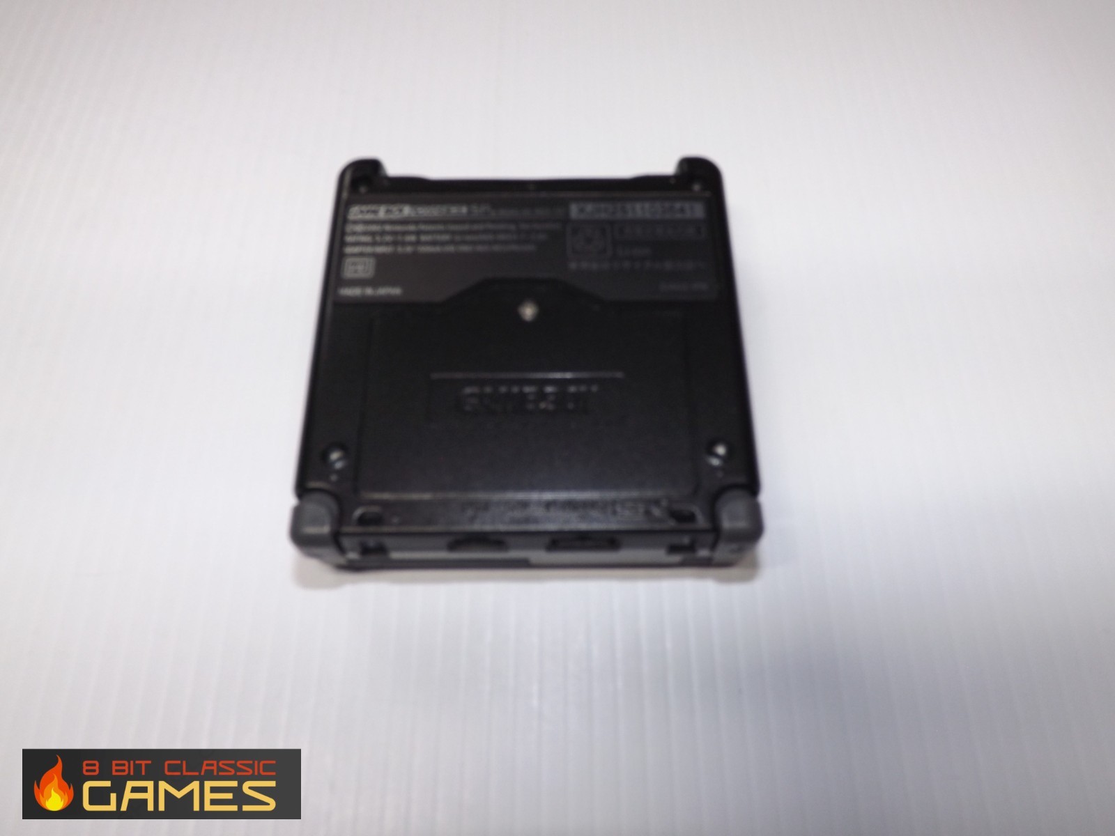 RESHELLED! NEW BATTERY! Black Nintendo Gameboy Advance SP 101 System – 610a