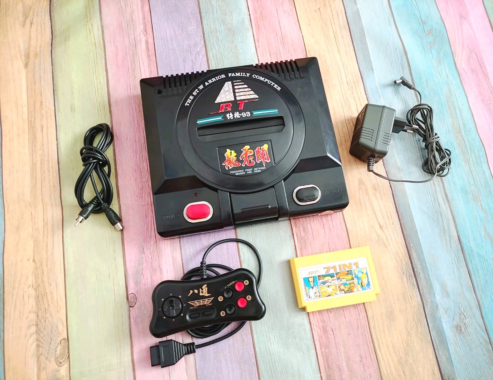 BT st warrior 8bit game console dendy