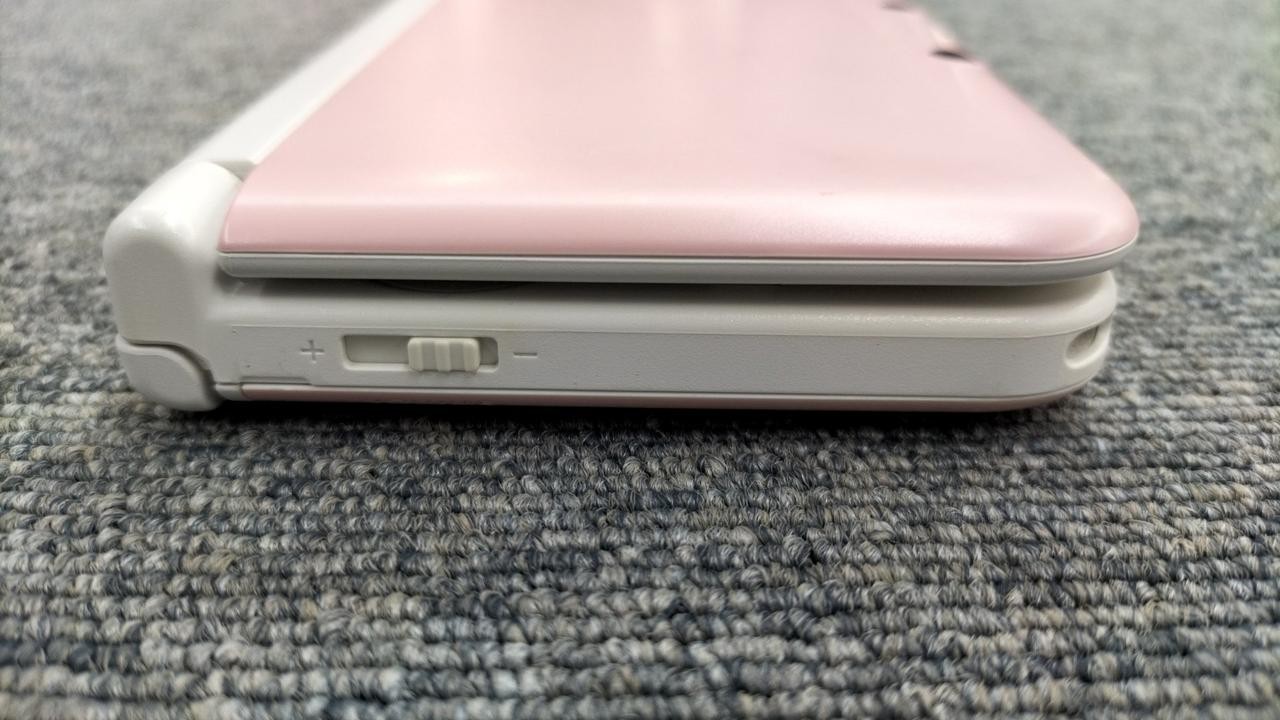 Nintendo 3DS LL XL Pink x White Console