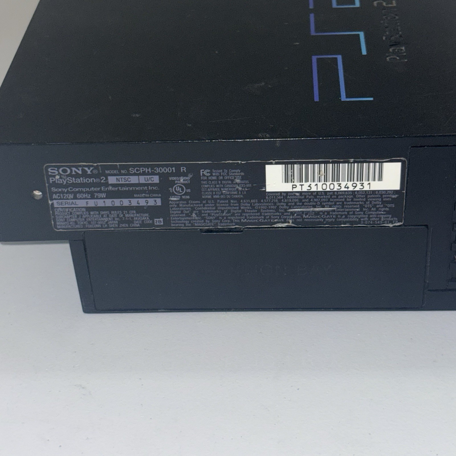 Sony Playstation 2 (PS2) SCPH-30001 Original Fat Console in Box Tested Working