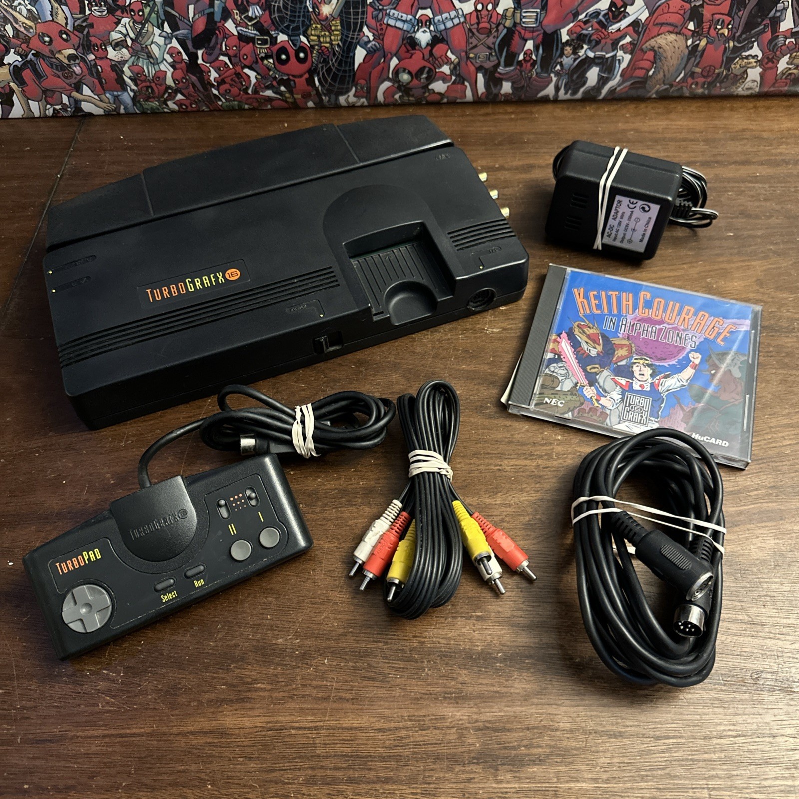 NEC TurboGrafx16 TG16 Console W AV Mod Controller Extension Keith Coura G2U