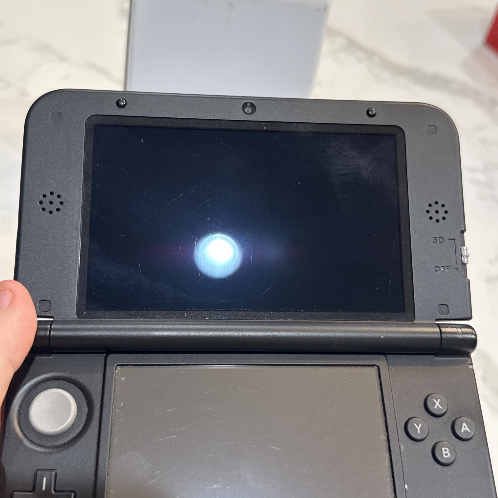Nintendo 3DS XL Handheld System Console – Blue – Tested + Charger & Mario!