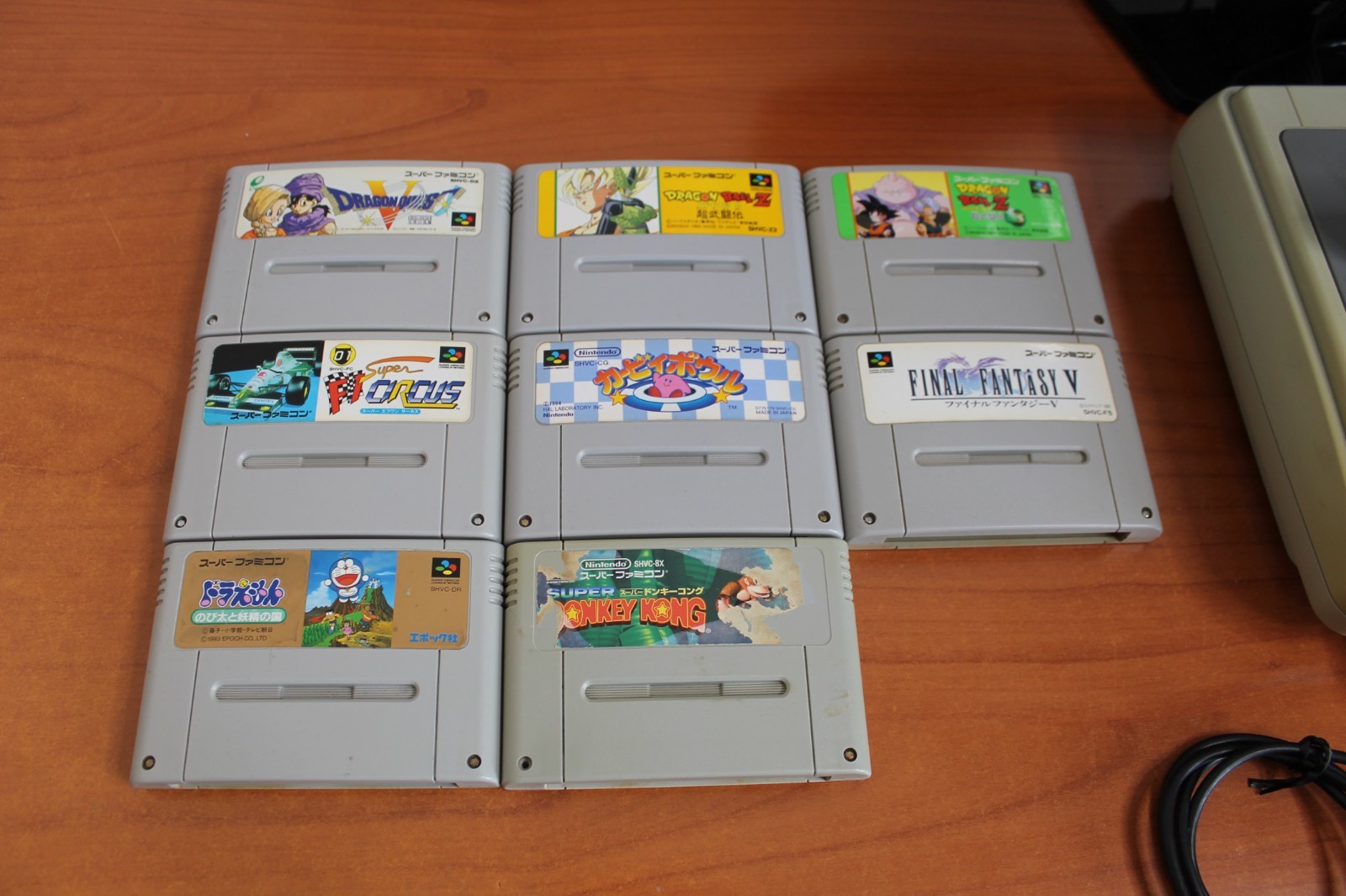 Nintendo Super Famicom CONSOLE + 9 Games