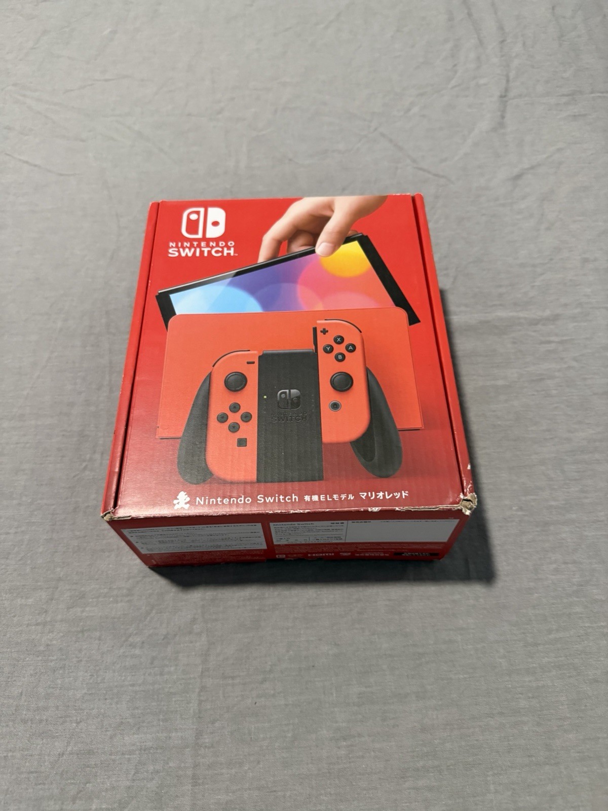 EMPTY Switch Box Only Nintendo Mario Red OLED Console Cardboard Retail