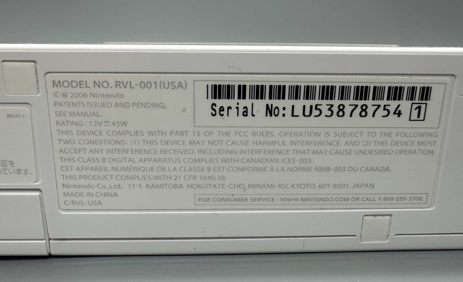Nintendo Wii Console Bundle RVL-001 With 2 Games Tested Works