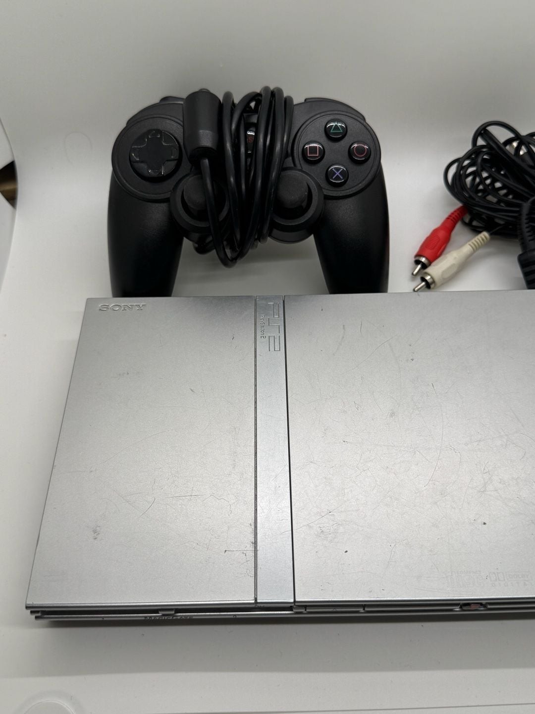 Sony PlayStation 2 Slim Console Model SCPH-77001 Satin Silver