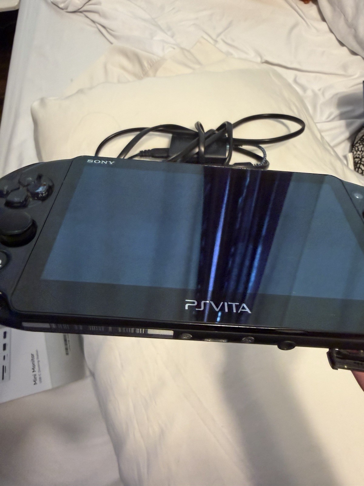 Sony PlayStation Vita Black + 32GB STORAGE Memory Card (and 8GB Extra) + Charger