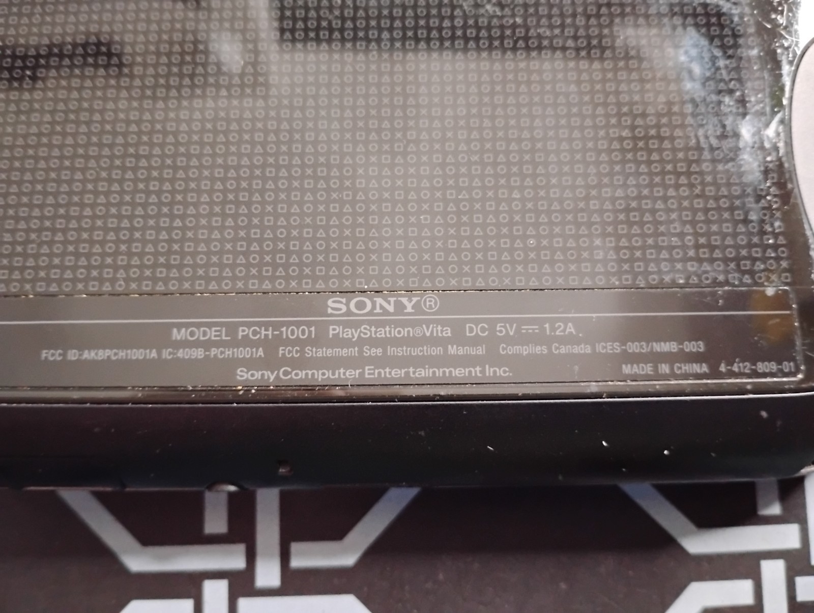 Sony PlayStation PS Vita OLED (PCH-1001) Tested And Working W/ Grip & 8GB Card