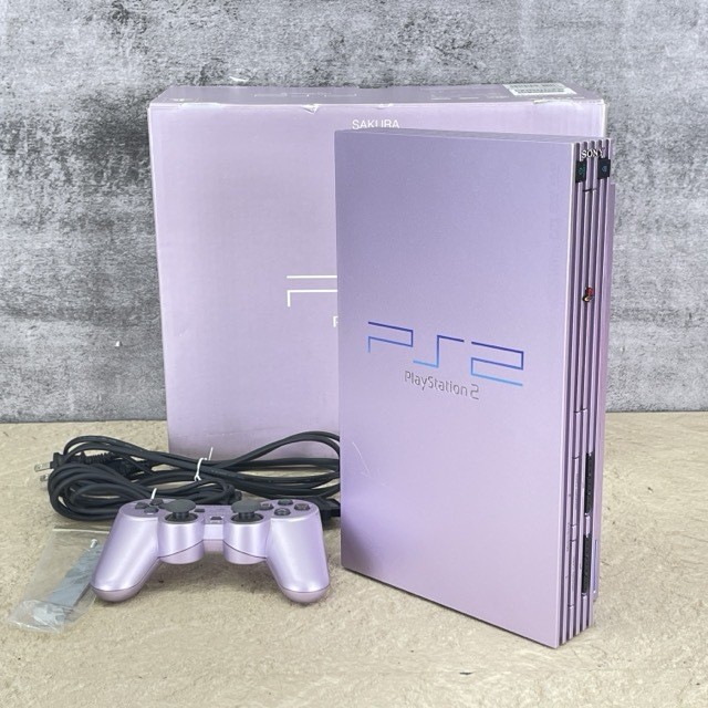SONY PS2 PlayStation 2 SCPH-39000 Sakura Pink Complete Set Tested NTSC-J Japan