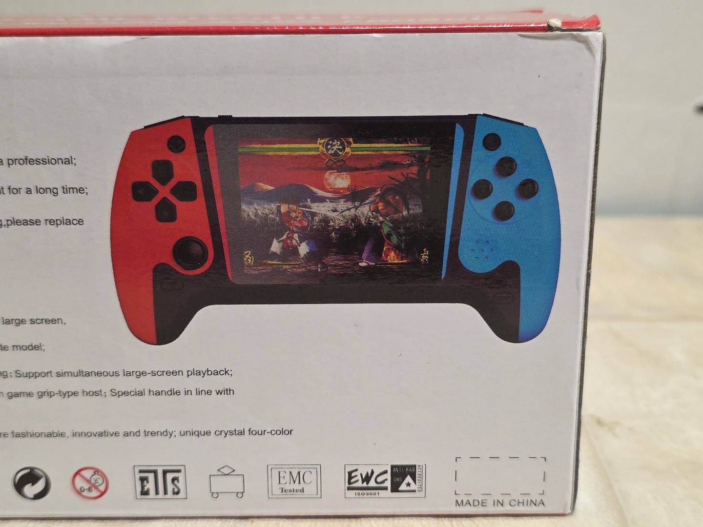 Retro FC 3.5 Red/Blue Handheld Portable 500 Game Console NIB