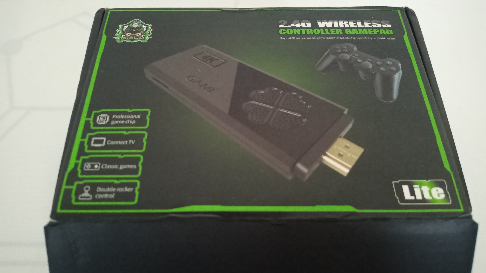 2.4G Wireless Controller Gamepad Joystick-4K Ultra HD-Console 2 Controller-NewUS
