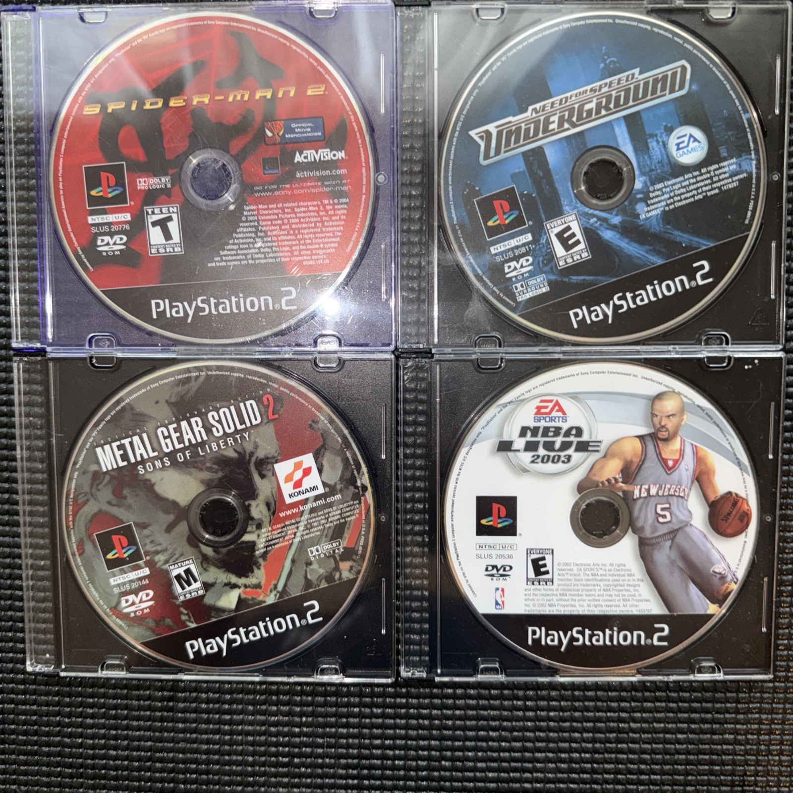 Sony PlayStation 2 Fat Ps2 SCPH-30001 Console Bundle Tested Works 4 Games!