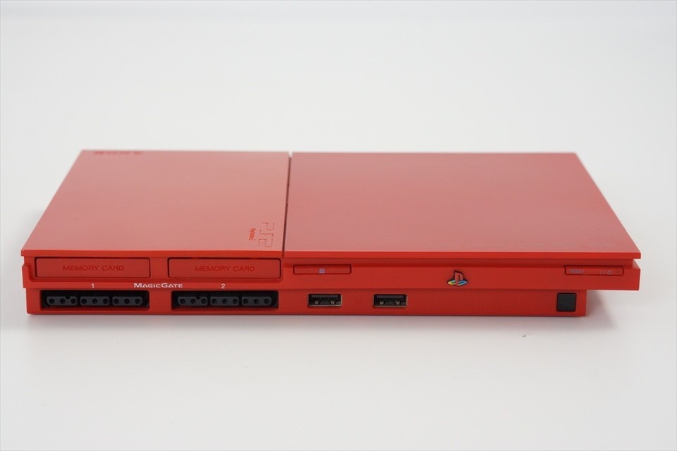PS2 Playstation2 Slim CINNABAR RED Console System 90000 CR Only for NTSC-J 8102