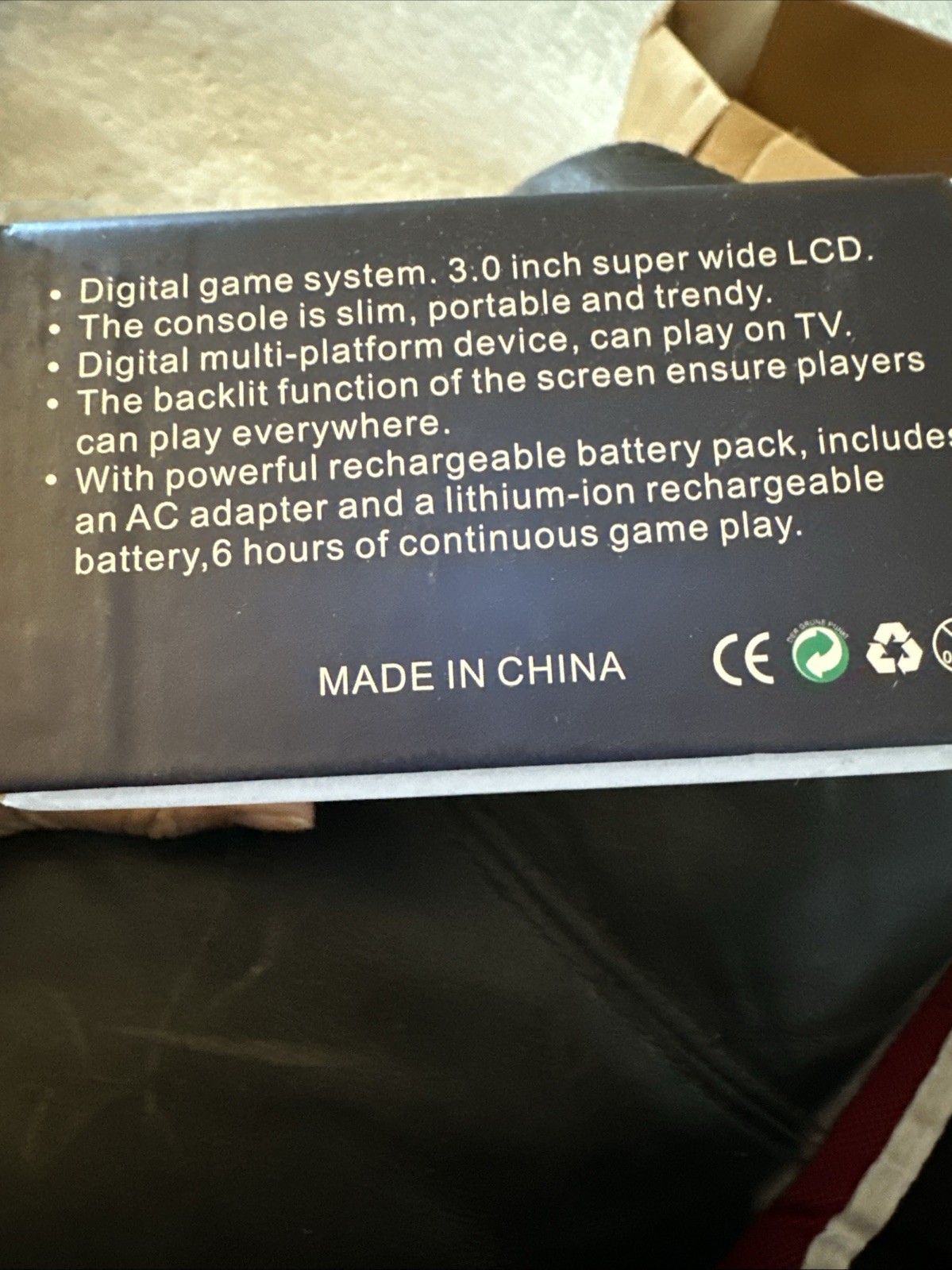 Retro FC Plus 168 in 1 Handheld Game Console (Black Color)