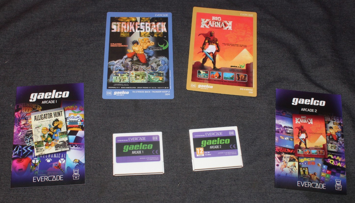 Evercade Console, 9 Games, Intellivision, Indie Heroes, Gaelco Acrade AO4079461