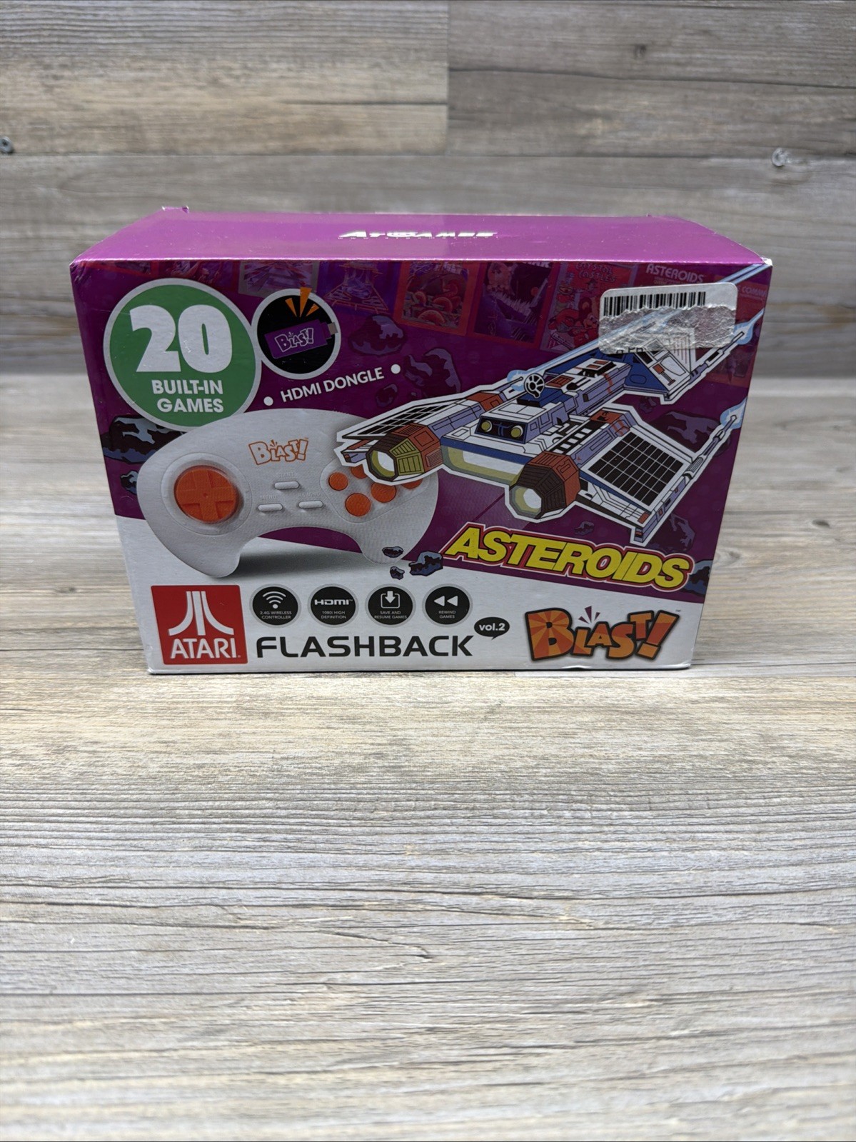Atari Flashback Blast Vol. 2 Asteroids Retro Video Game Console Plug n Play New