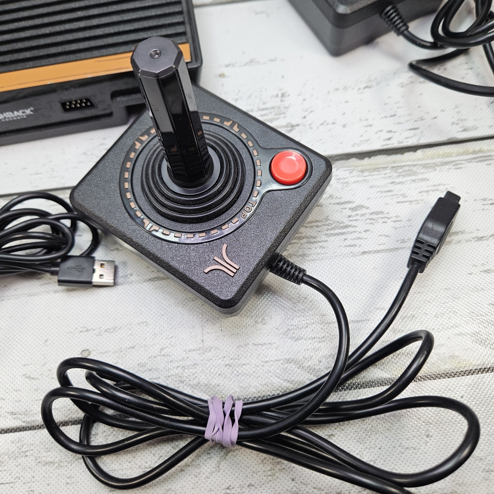 Atari Flashback Classic Game Console 2 Joysticks Power Cord A/V Tested Working