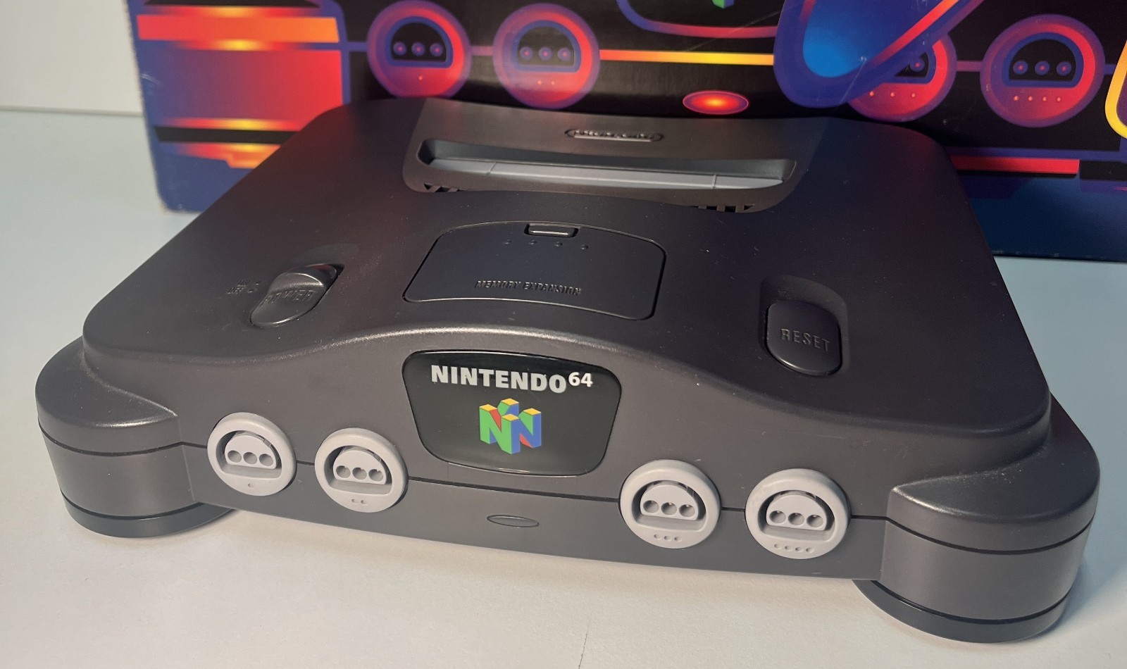 NINTENDO 64 SYSTEM CONSOLE W/ESPANSION PACK & DONKEY KONG 64 NTSC JAPAN TESTED