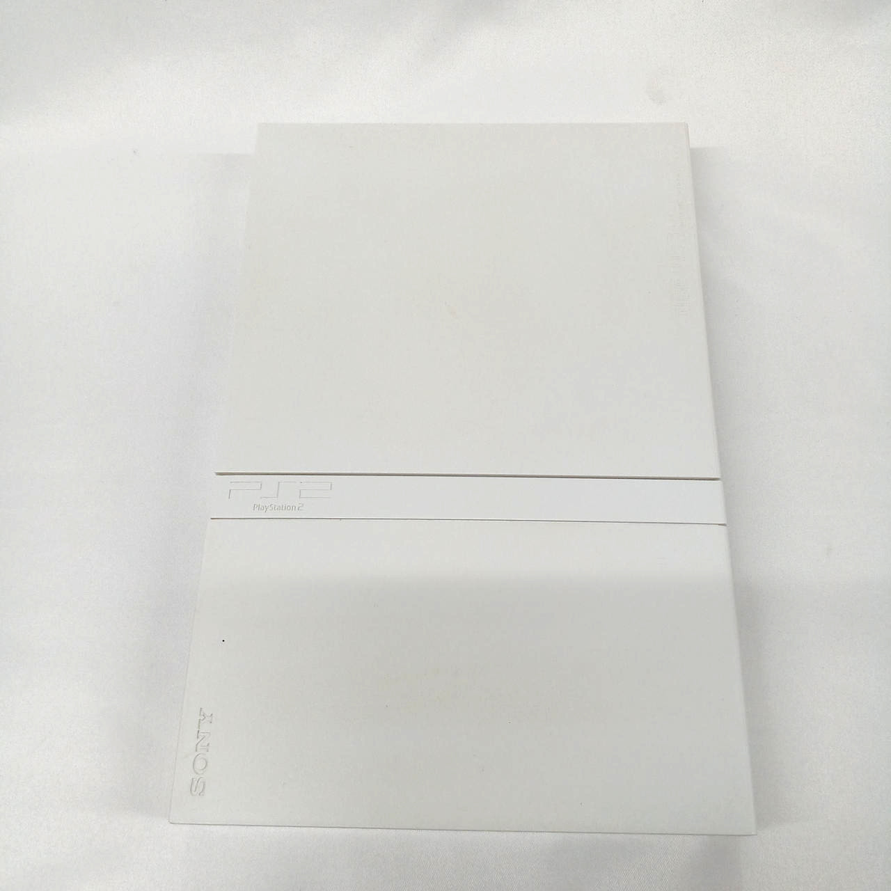 SONY PlayStation 2 SCPH-75000 Ceramic White Slim Console w/ Controller Rank:B