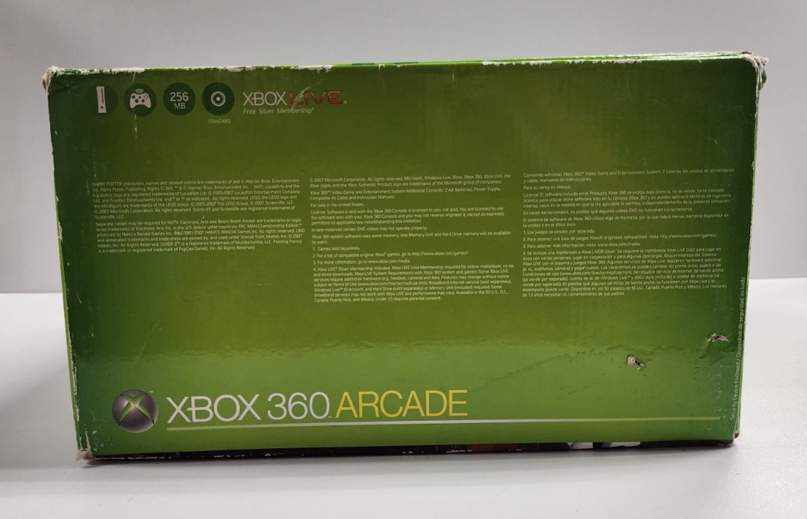 Microsoft Xbox 360 Arcade [V.1 Model] – White