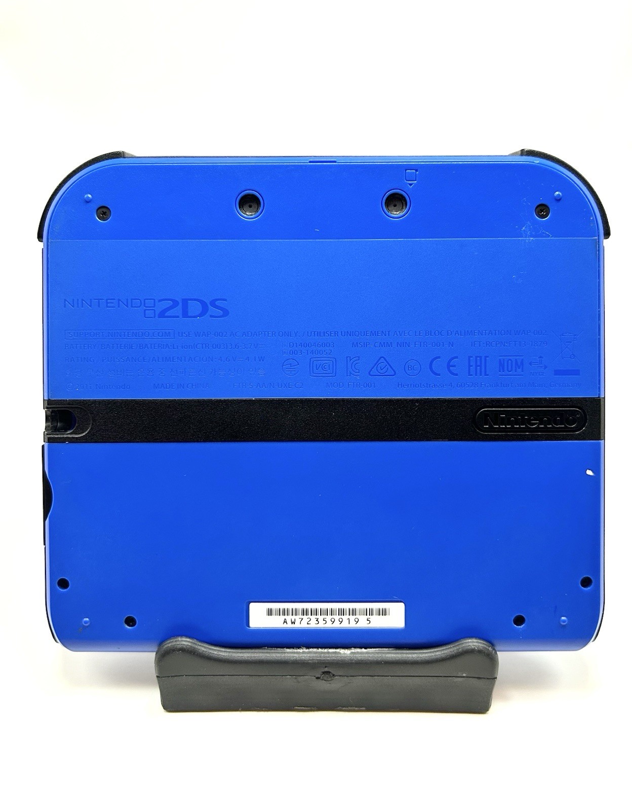 Nintendo 2DS Handheld Game Console FTR-001 Electric Blue – With charger