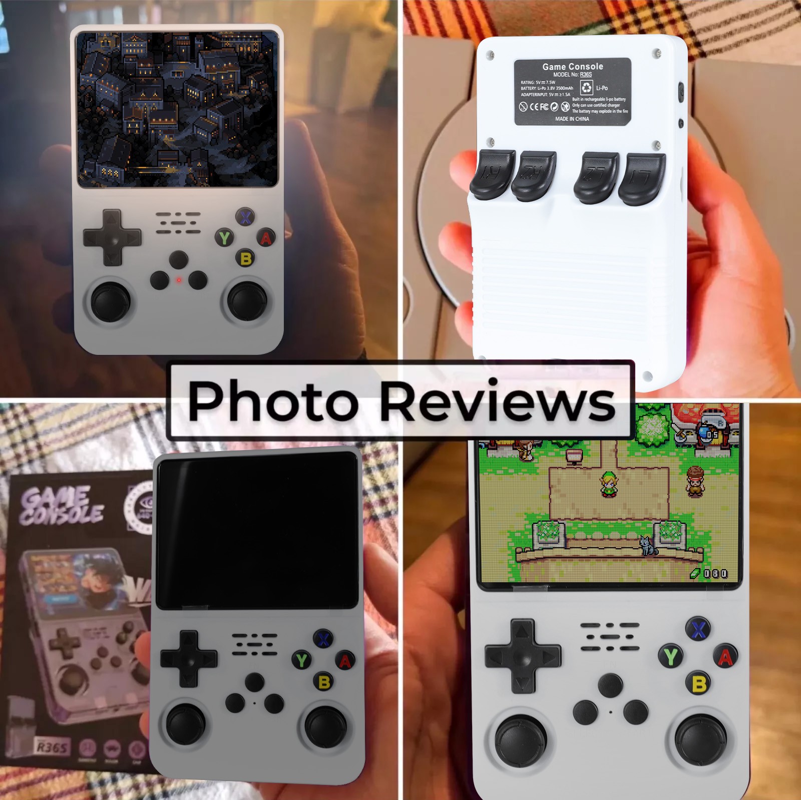 128GB R36S Retro Handheld Game Console Video Games 64GB Consoles 20000+ Games