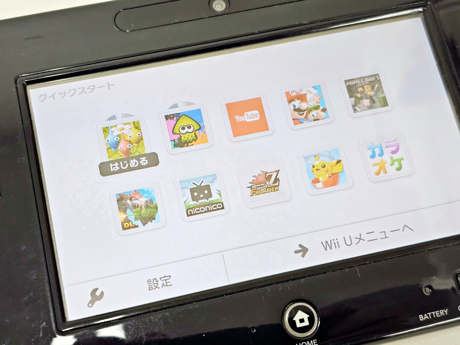 Nintendo Wii U Game Pad Black WUP-010(JPN) 800