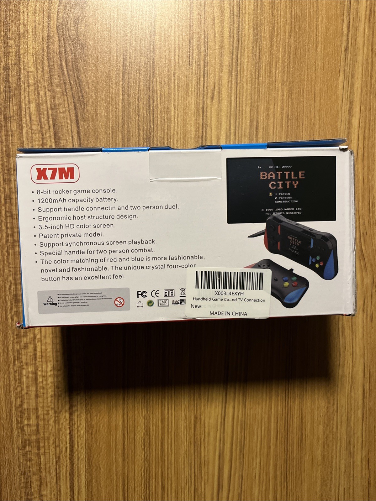 OH YOUTH JOYSTICK GAME CONSOLE- MODEL X7M – 3.5 INCHES -RED & BLUE –